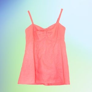 EUC Patagonia Summertime Cami pink peach hemp organic cotton tank top 2 XS